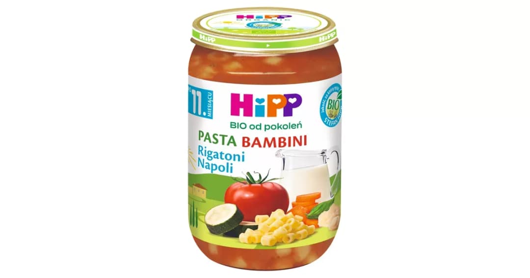 Zdrowe spaghetti HiPP dla dzieci: skład, wartość odżywcza i cena