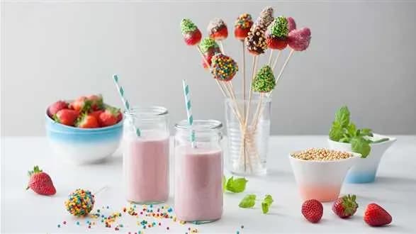 Koktajl truskawkowy z kefirem - zdrowy przepis na orzeźwienie